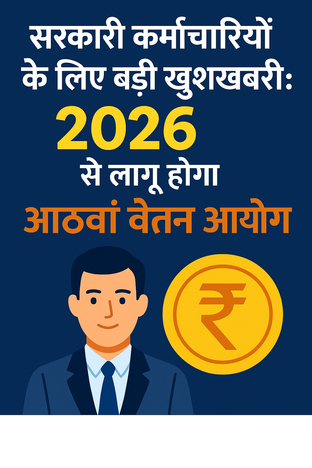 सरकारी कर्मचारियों के लिए बड़ी खुशखबरी: 2026 से लागू होगा आठवां वेतन आयोग