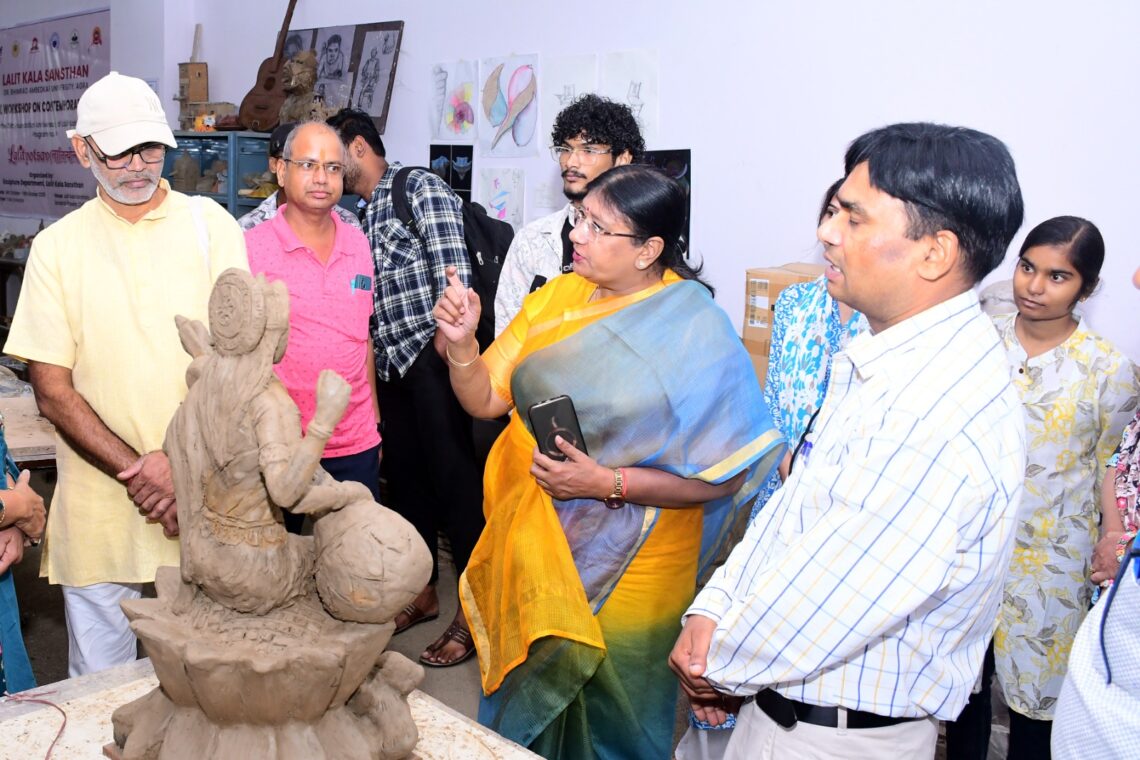 ललित कला संस्थान में 6 दिवसीय राष्ट्रीय मूर्तिकला कार्यशाला का शुभारंभ