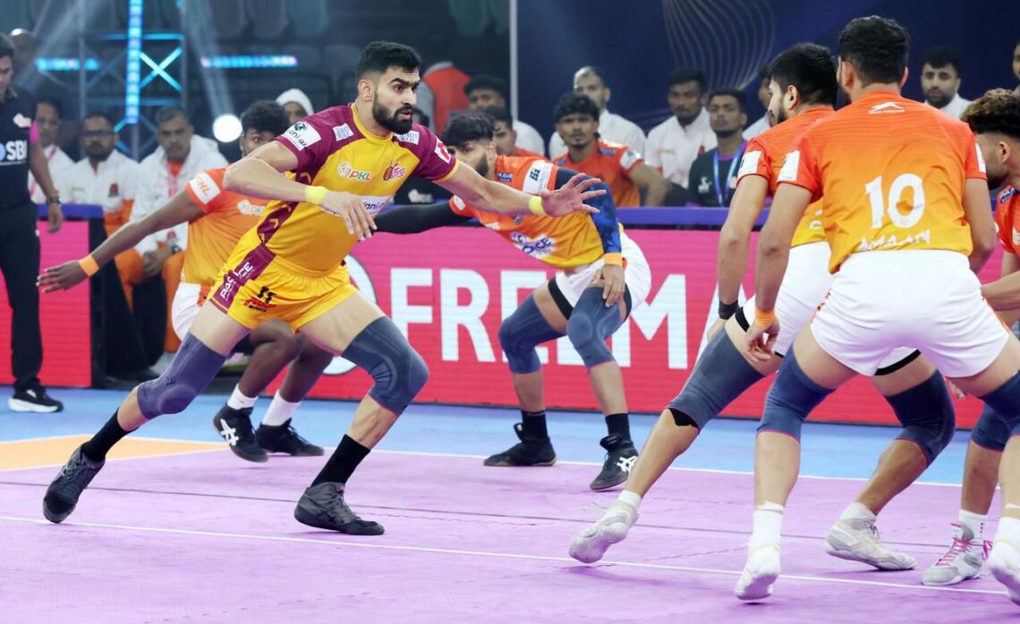 Puneri Paltan fight off resilient Telugu Titans, set up PKL 12’s ultimate clash against Dabang Delhi on Friday