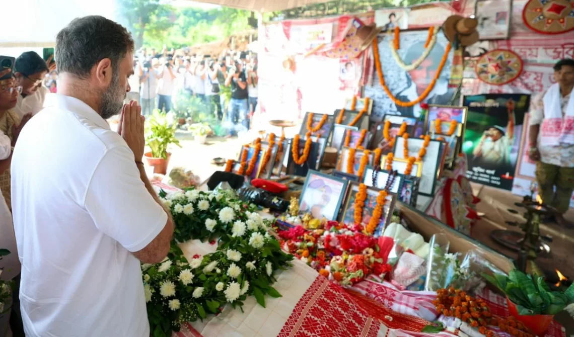 राहुल गांधी ने जुबीन गर्ग को दी श्रद्धांजलि, पारदर्शिता और न्याय की अपील