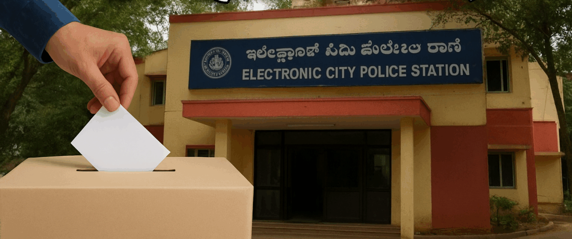 बेंगलुरु में वोट चोरी का पहला मामला दर्ज, इलेक्ट्रॉनिक सिटी थाने में हुई एफआईआर