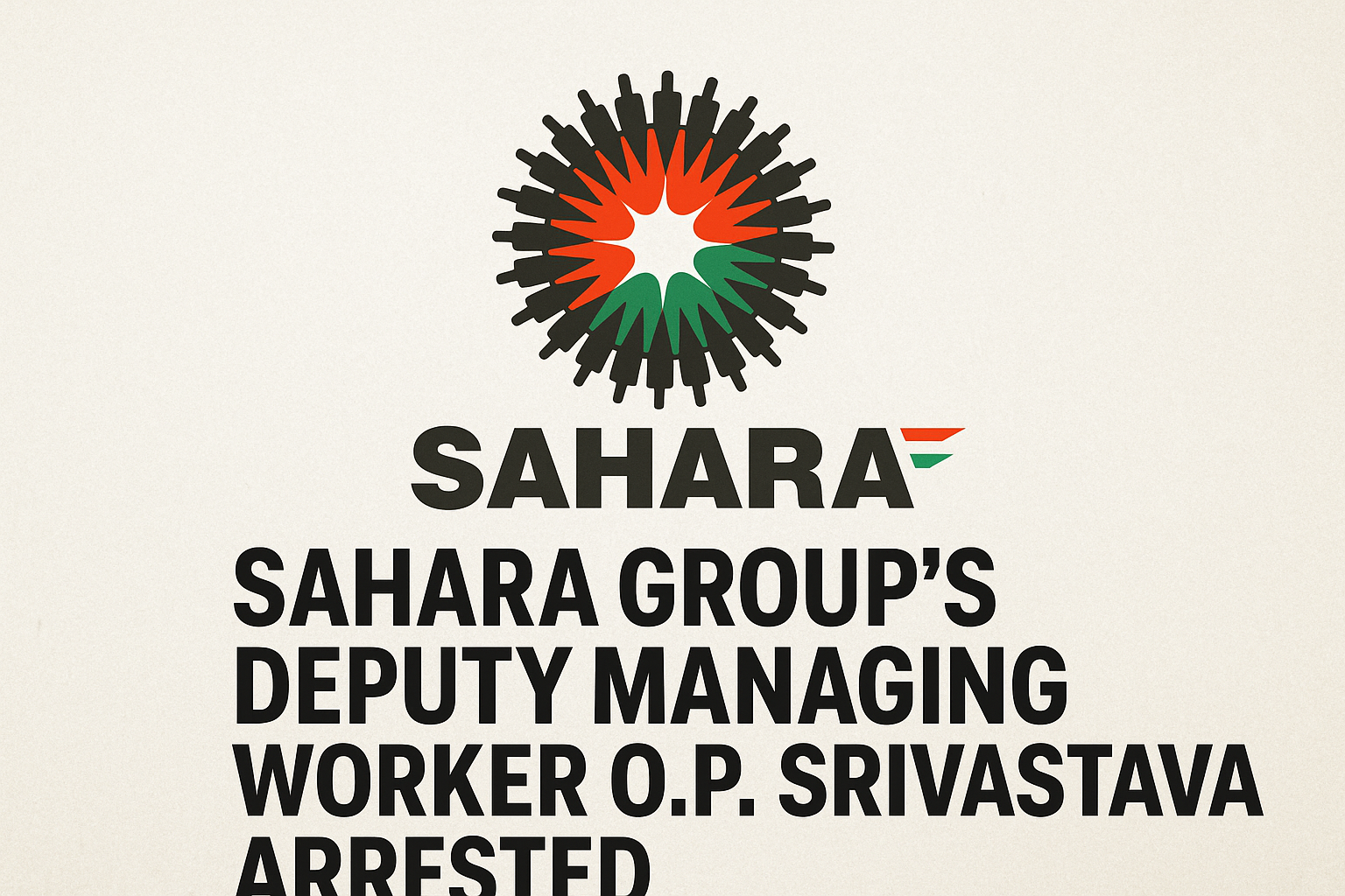 सहारा समूह के डिप्टी मैनेजिंग वर्कर ओ.पी. श्रीवास्तव गिरफ्तार