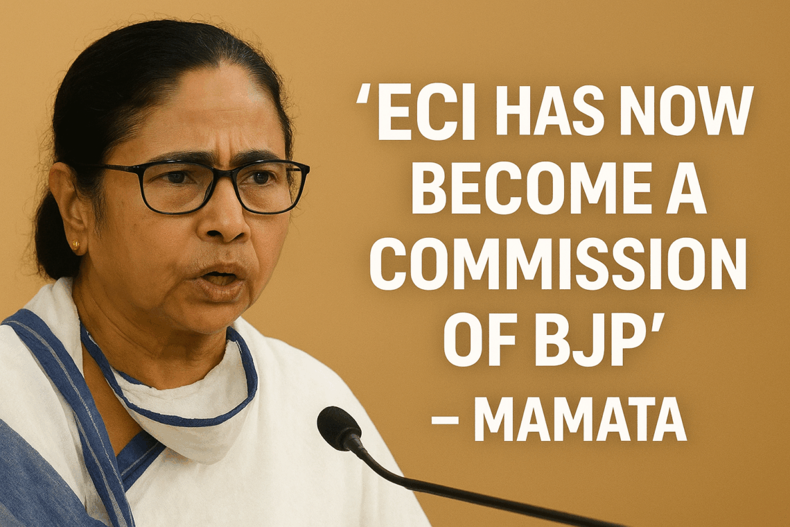 “ECI अब BJP का कमीशन बन चुका” – ममता