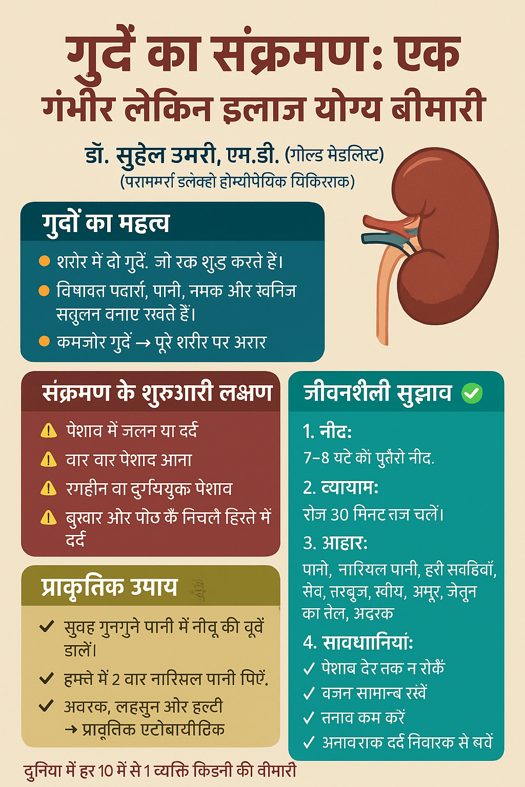 गुर्दे का संक्रमण: एक गंभीर लेकिन इलाज योग्य बीमारी