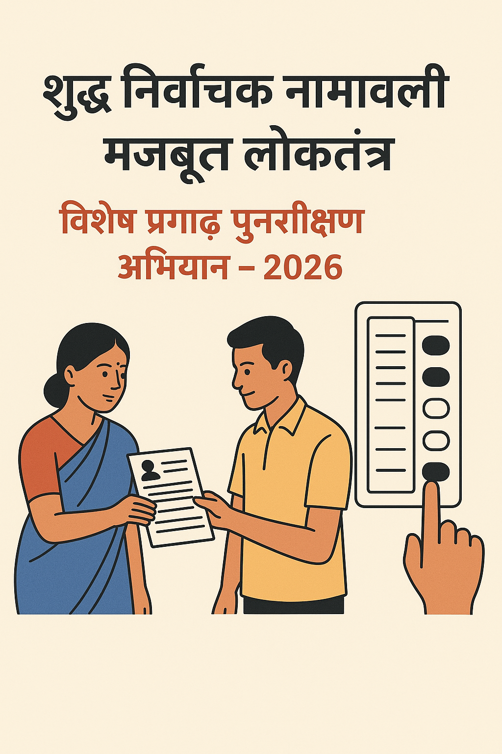 शुद्ध निर्वाचक नामावली – मजबूत लोकतंत्र