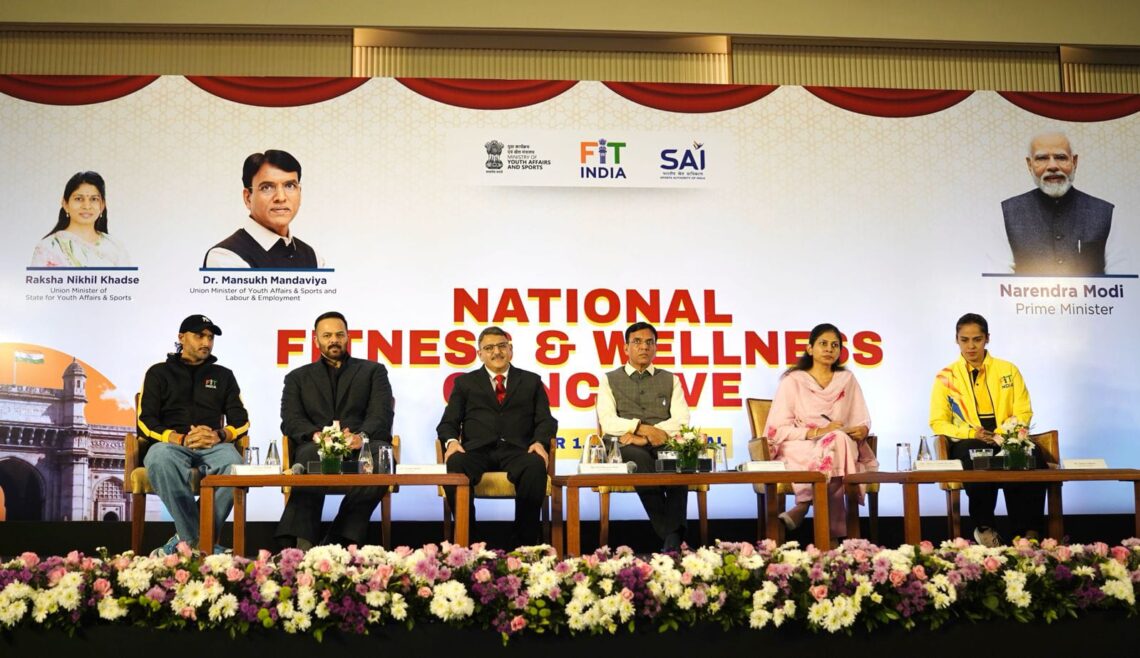 “Fitness is Key to a Developed India by 2047”: Dr. Mansukh Mandaviya at National Fitness & Wellness Conclave 2025