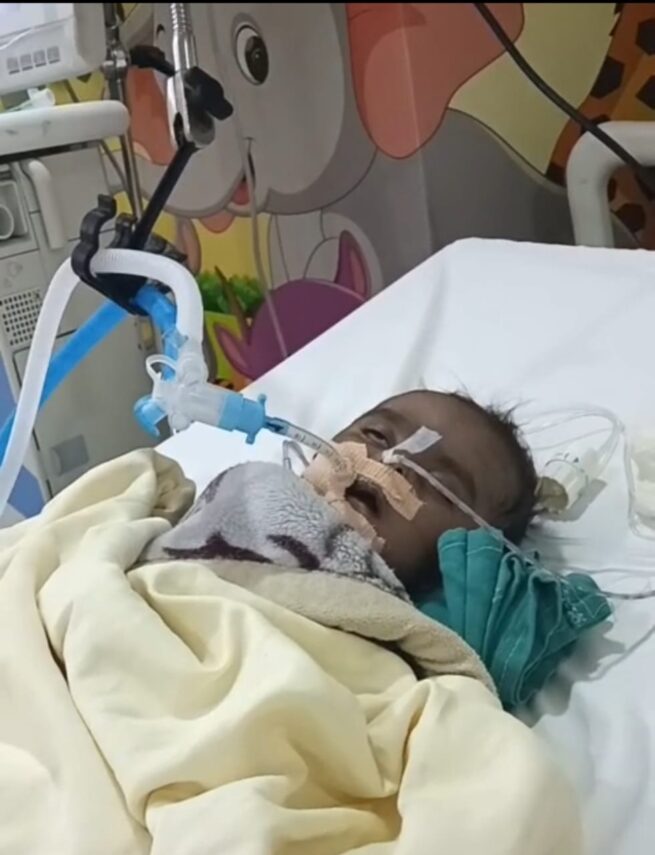 केपी हॉस्पिटल में मासूम बच्चे के इलाज में लापरवाही, अभिभावक ने मुख्यमंत्री से की शिकायत