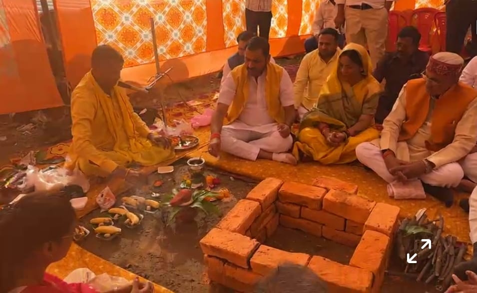 विधायक प्रकाश का प्रयाण रंग लाया:लगभग 16 करोड़ की पेयजल योजना का किया भूमि पूजन।