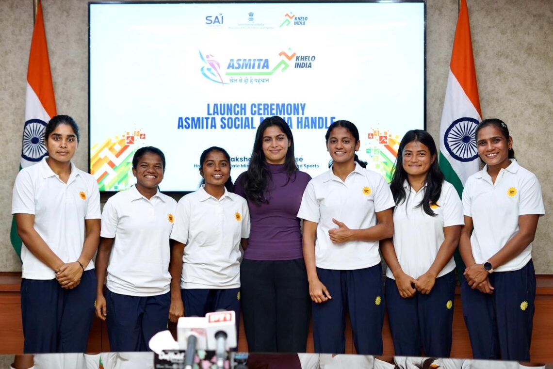 Minister of State for Sports Raksha Khadse fetes Asian rugby medallists, releases ASMITA social media handles