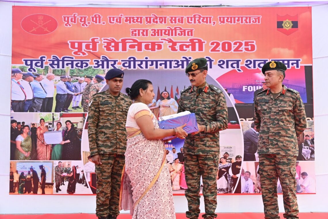 Successful Ex-Servicemen and Veer Nari Rally Held in Prayagraj