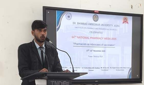 डॉ. भीमराव आंबेडकर विश्वविद्यालय में 64वां राष्ट्रीय फार्मेसी सप्ताह 2025 संपन्न