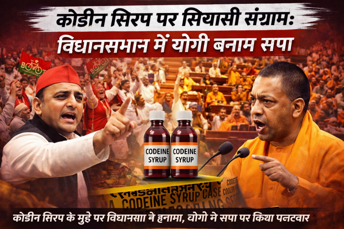 कोडीन सिरप पर सियासी संग्राम: विधानसभा में योगी बनाम सपा