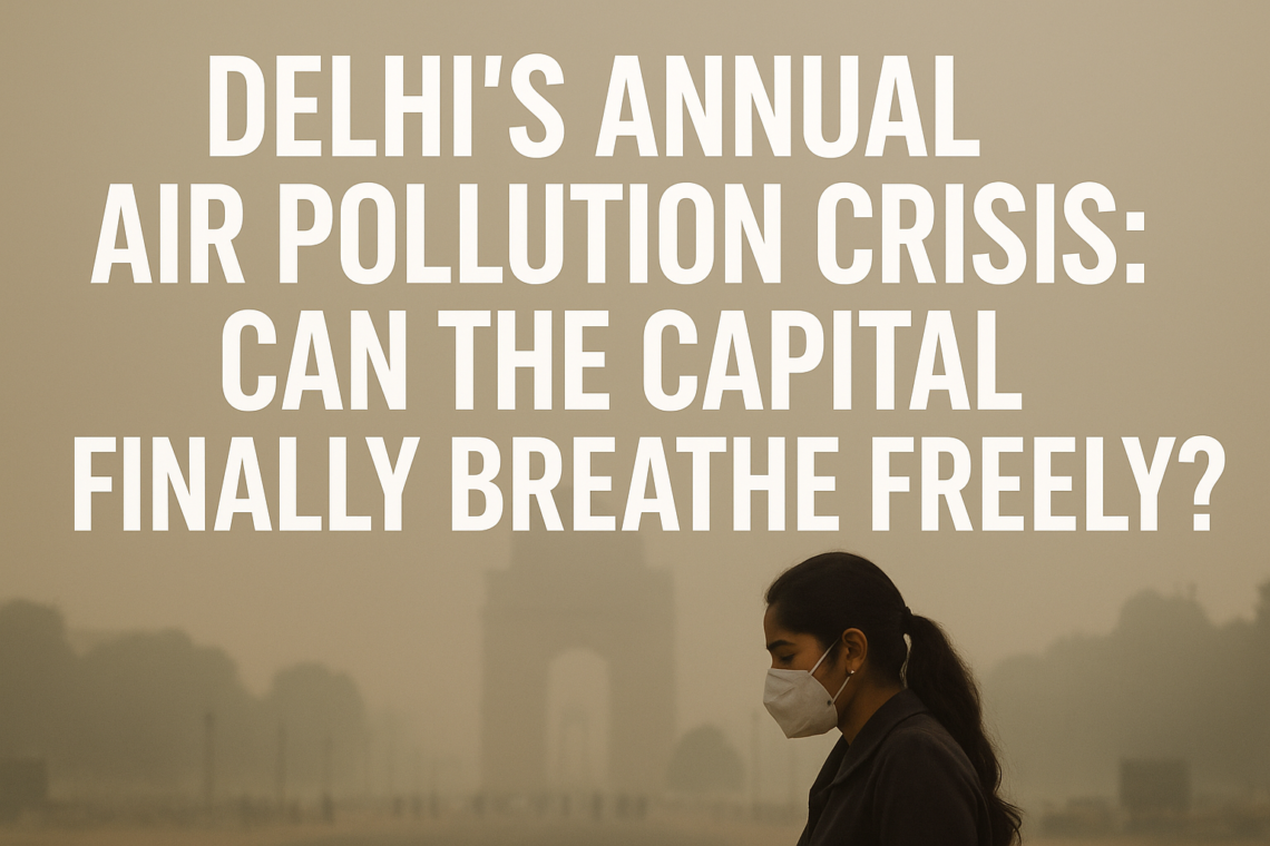 Delhi’s Annual Air Pollution Crisis: Can the Capital Finally Breathe Freely?