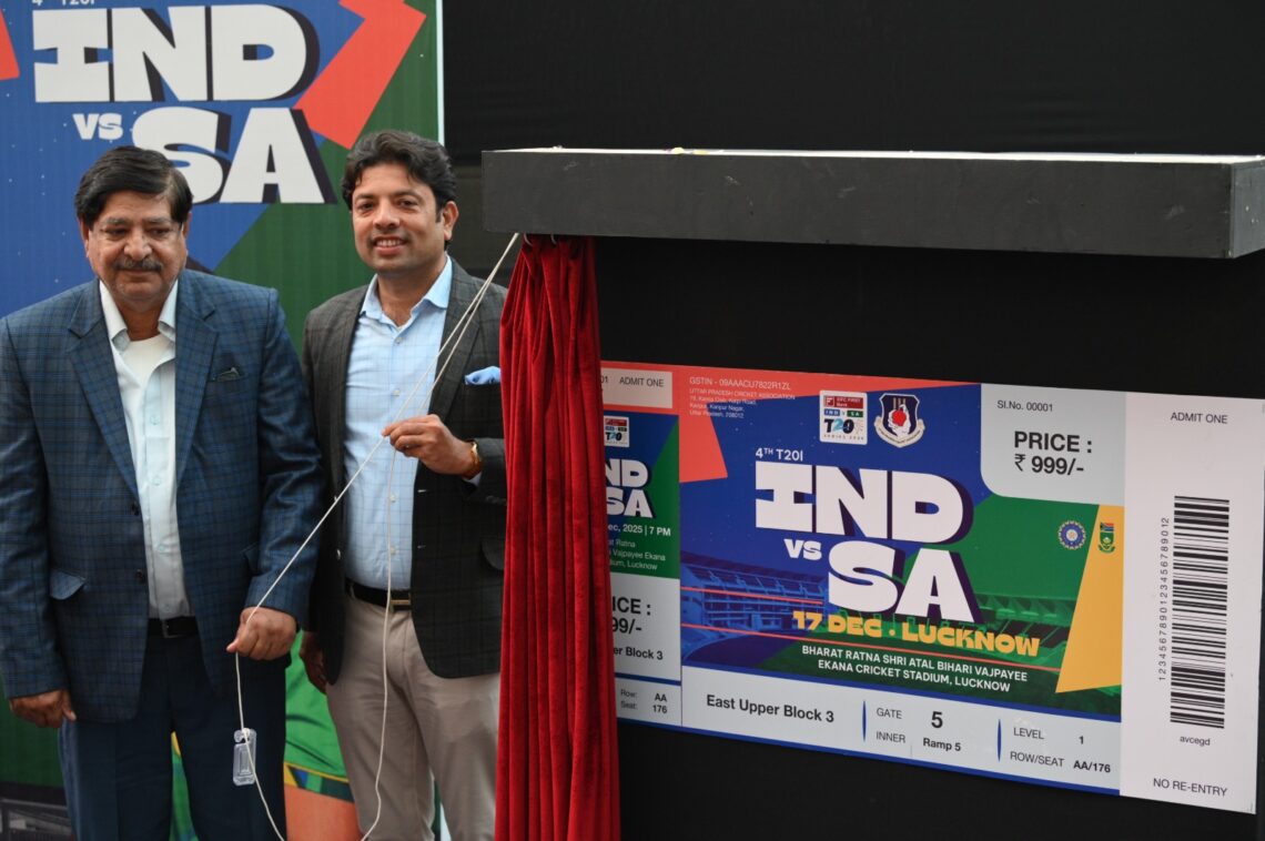 लखनऊ में भारत–दक्षिण अफ्रीका चौथे T20 अंतरराष्ट्रीय मुकाबले के लिए  दर्शकों में उत्साह चरम पर