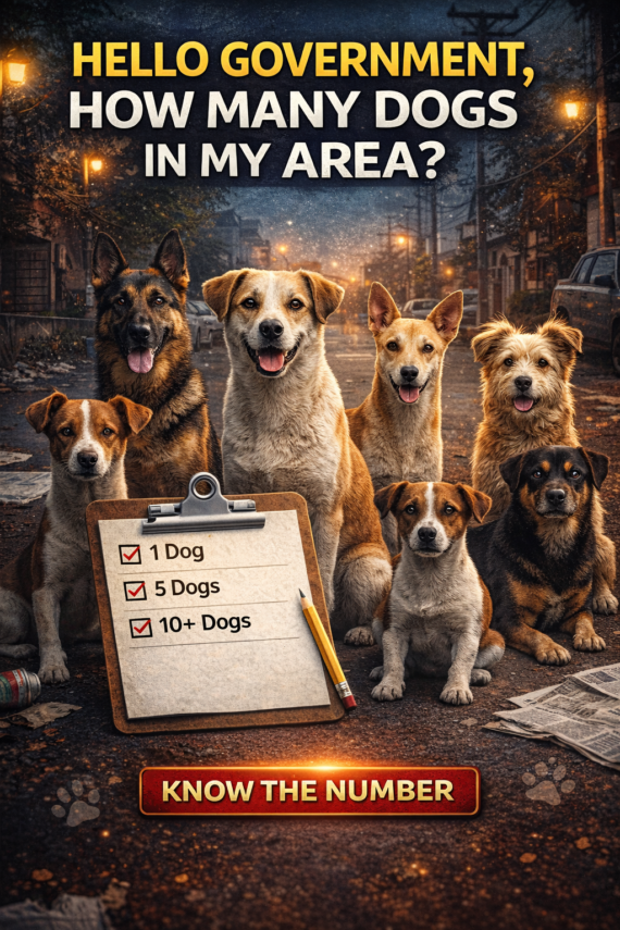 सुनो सरकार मेरी गली में कितने कुत्ते?