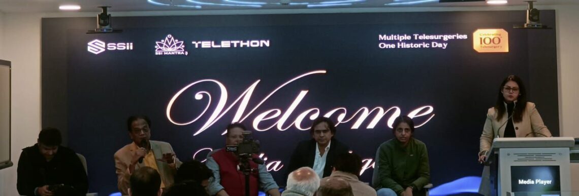 SS Innovations International Hosts India’s First Robotic Telesurgery Marathon, commemorating 100 Telesurgeries milestone with SSII Mantra