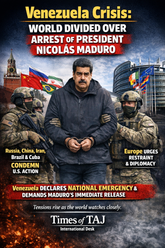 वेनेजुएला संकट: राष्ट्रपति मादुरो की गिरफ्तारी पर दुनिया दो हिस्सों में बंटी