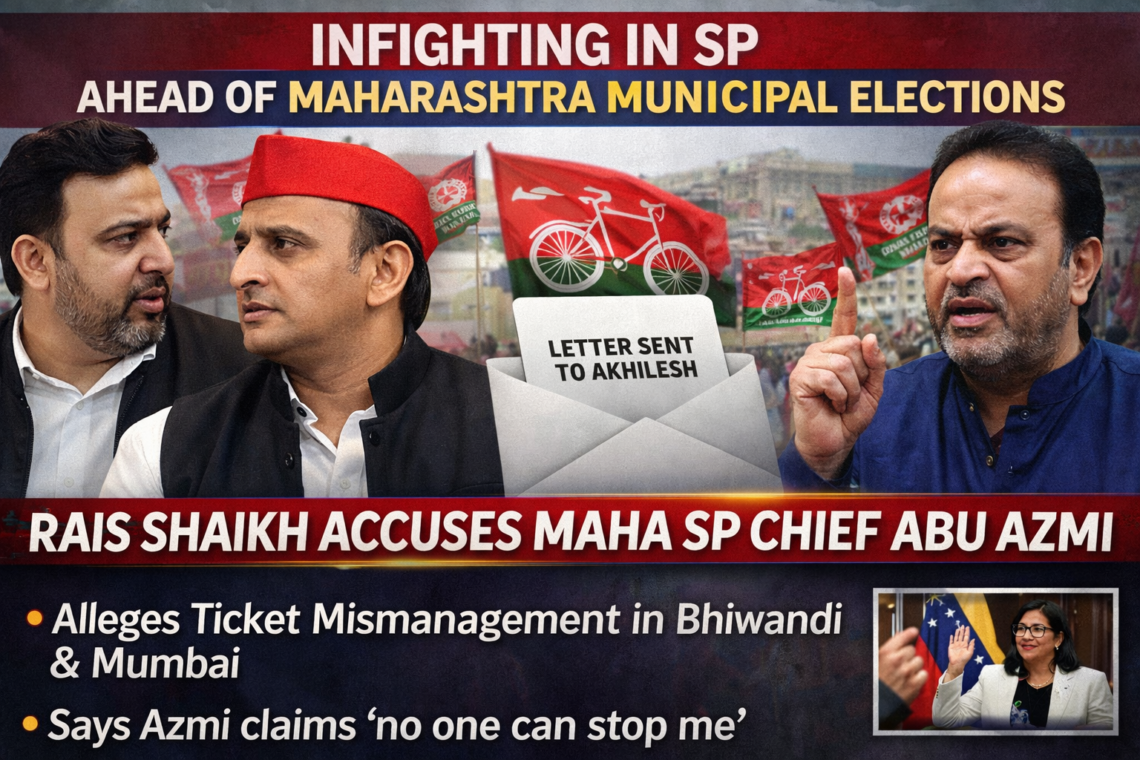 महाराष्ट्र नगर निगम चुनाव से पहले सपा में घमासान