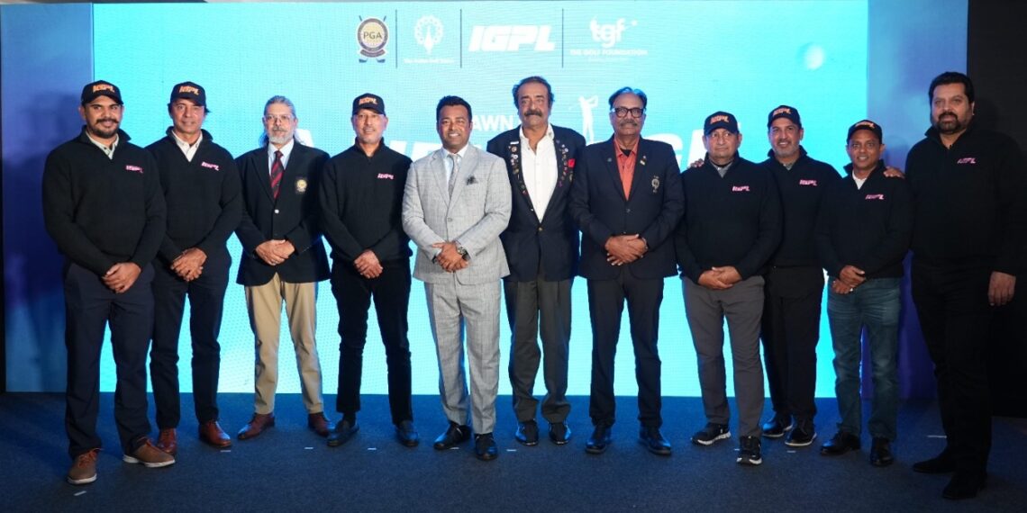 आईजीपीएल लीजेंड गोल्फर्स और लिएंडर पेस ने देश में भावी गोल्फ चैंपियनों को तराशने के लिए ग्रासरूट्स मेंटरशिप कार्यक्रम की शुरुआत की