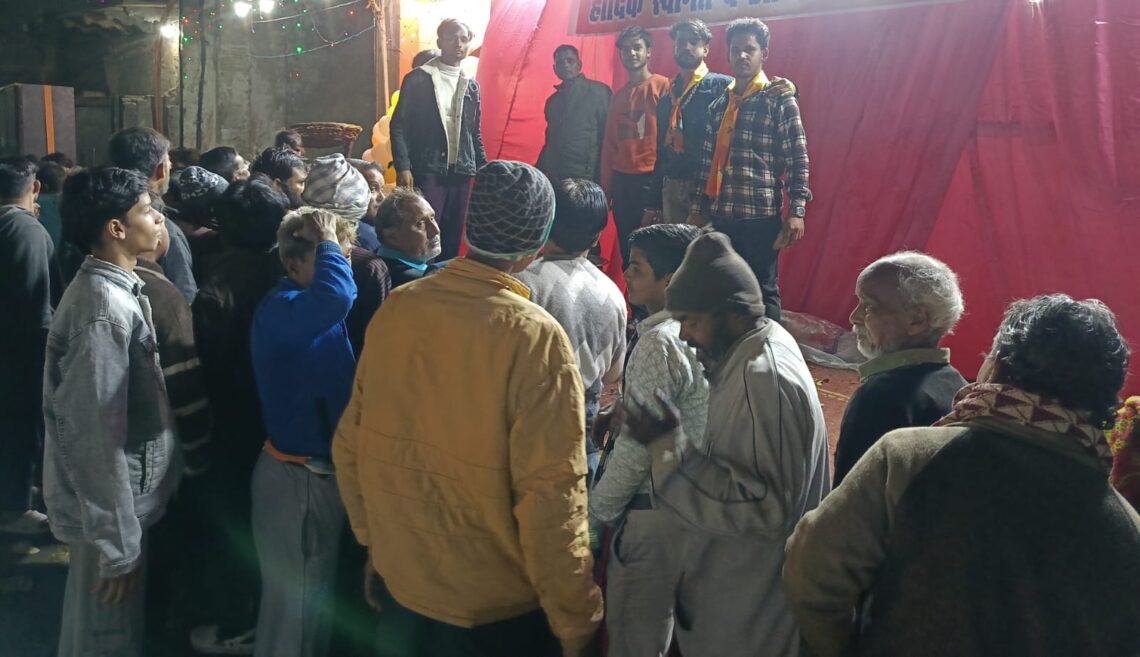 बसंत पंचमी व राम मंदिर के दो वर्ष पूर्ण होने पर राष्ट्रीय भगवा दल ने किया भव्य भंडारा एवं भक्तिमय आयोजन