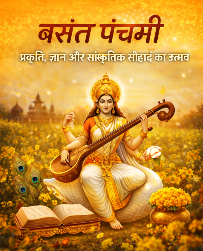 बसंत पंचमी: प्रकृति, ज्ञान और सांस्कृतिक सौहार्द का उत्सव