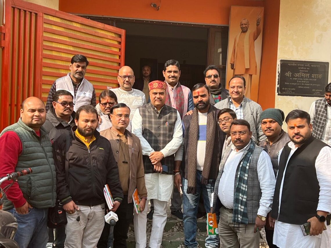भाजपा ने मीडिया संवाद हेतु आयोजित किया ‘चाय पर चर्चा’ कार्यक्रम