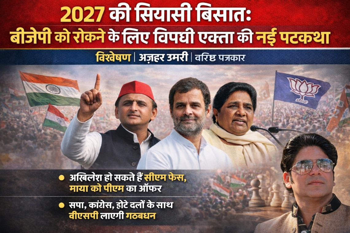 2027 की सियासी बिसात: बीजेपी को रोकने के लिए विपक्षी एकता की नई पटकथा