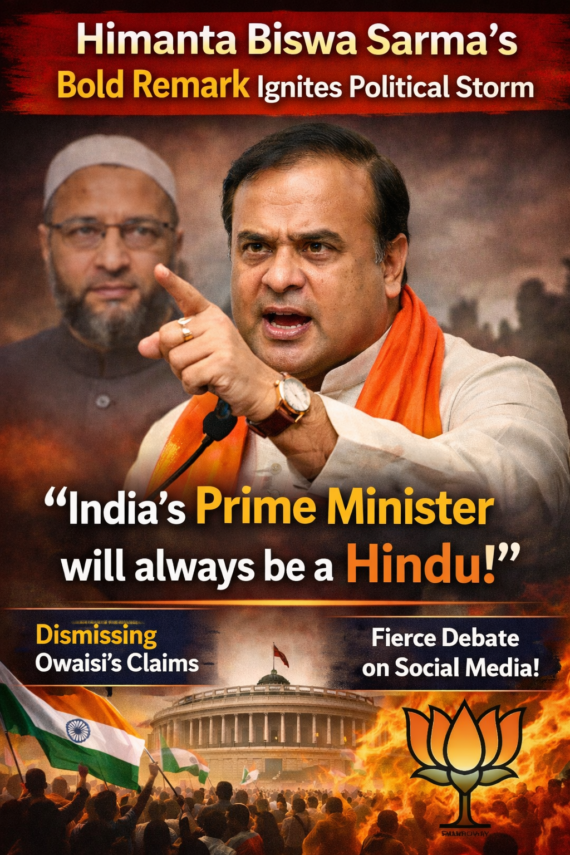हिमंता बिस्वा सरमा का बेबाक बयान, सियासत गरमाई
