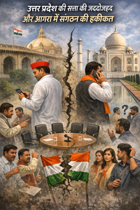 उत्तर प्रदेश की सत्ता की जद्दोजहद और आगरा में संगठन की हकीकत
