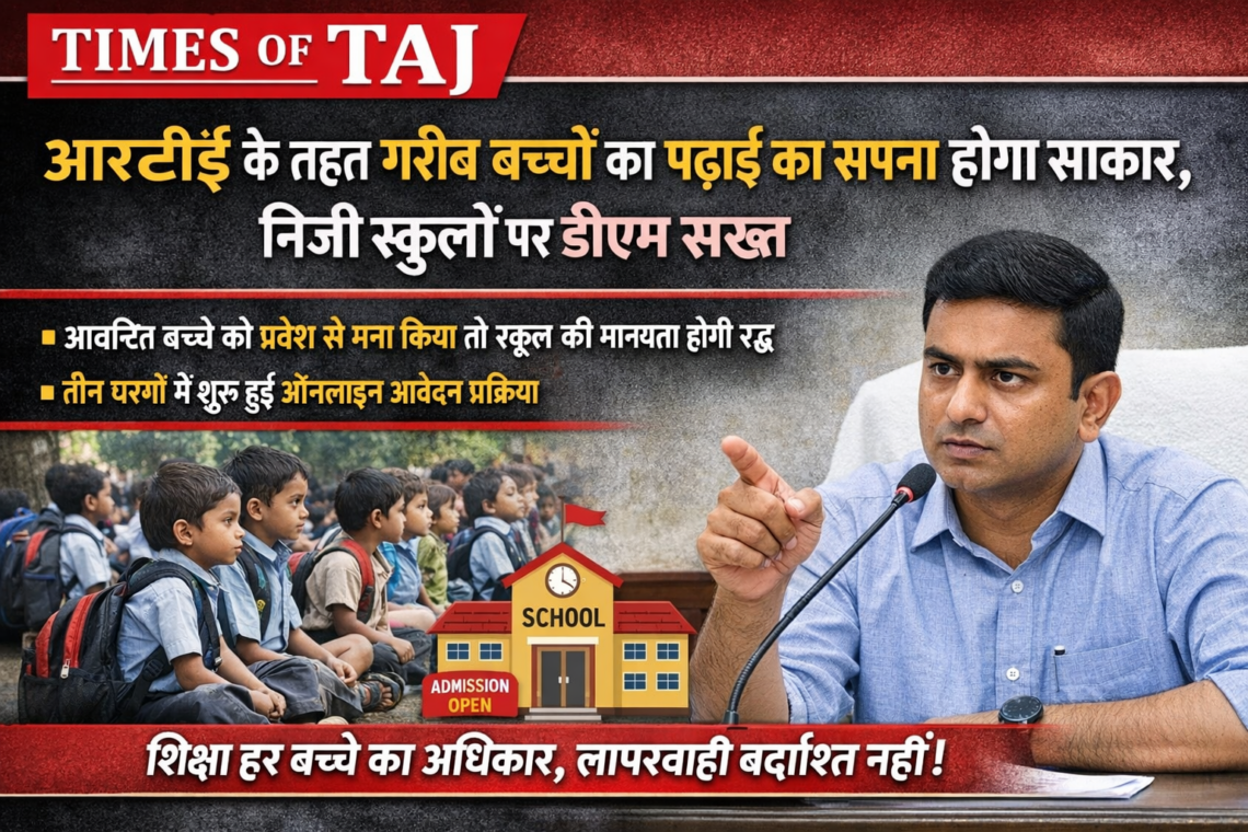 आरटीई के तहत गरीब बच्चों का पढ़ाई का सपना होगा साकार, निजी स्कूलों पर डीएम सख्त