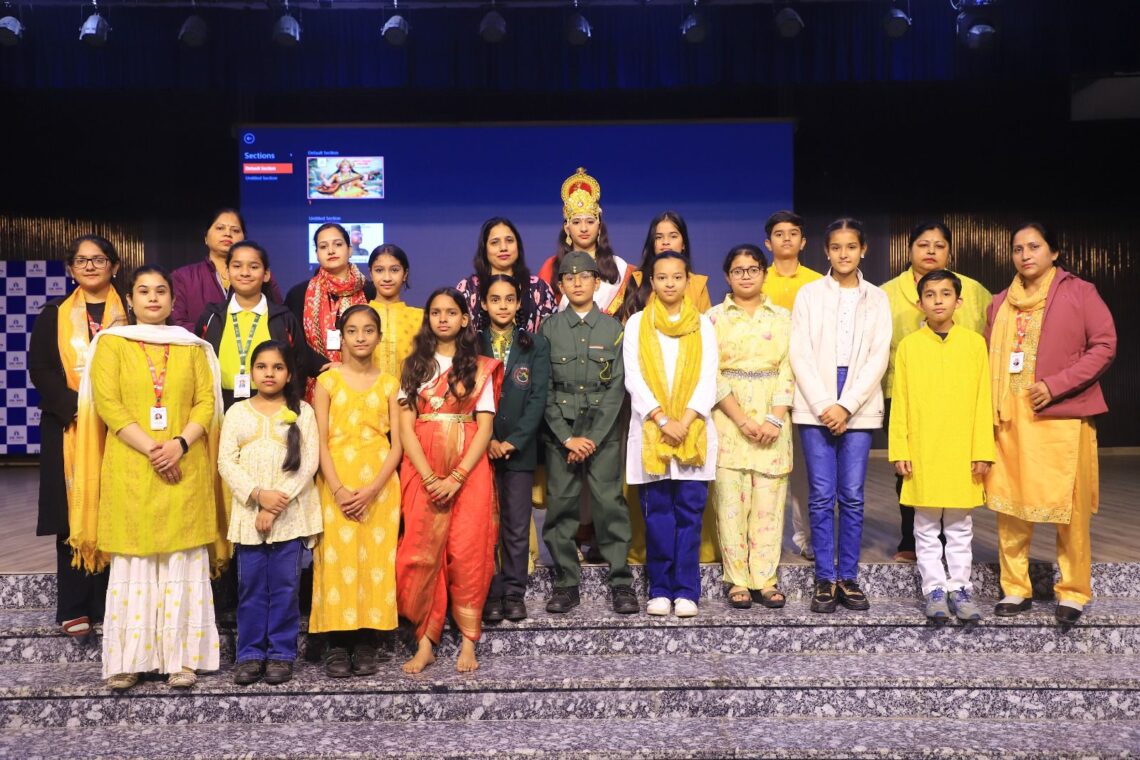 Grand Celebration of Basant Panchami and Netaji Subhas Chandra Bose Jayanti at Dr. MPS World School