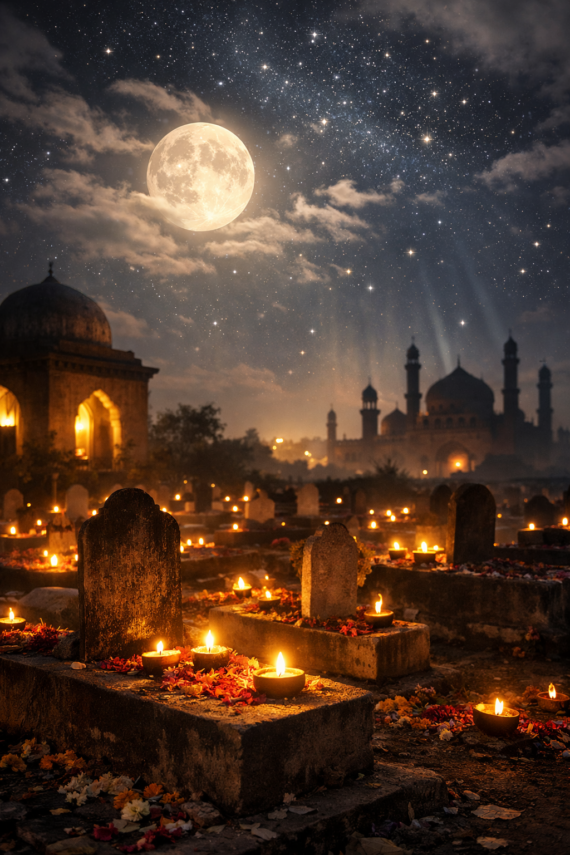 शब-ए-बारात: वह रात जब क़िस्मत बदलती है, गुनाह मिटते हैं और रहमत बरसती है
