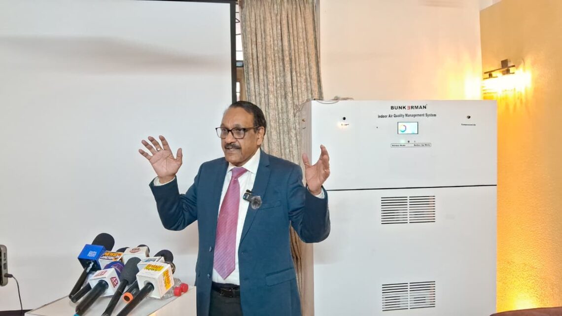 बंकरमैन टेक्नोलॉजी से वायु प्रदूषण पर प्रभावी नियंत्रण संभव : मेजर जनरल डॉ.पाल
