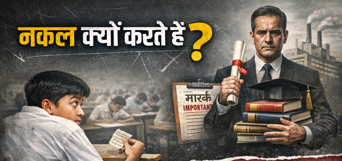 “नकल क्यों करते हैं छात्र? वजह बच्चे नहीं, हमारा एजुकेशन सिस्टम है”