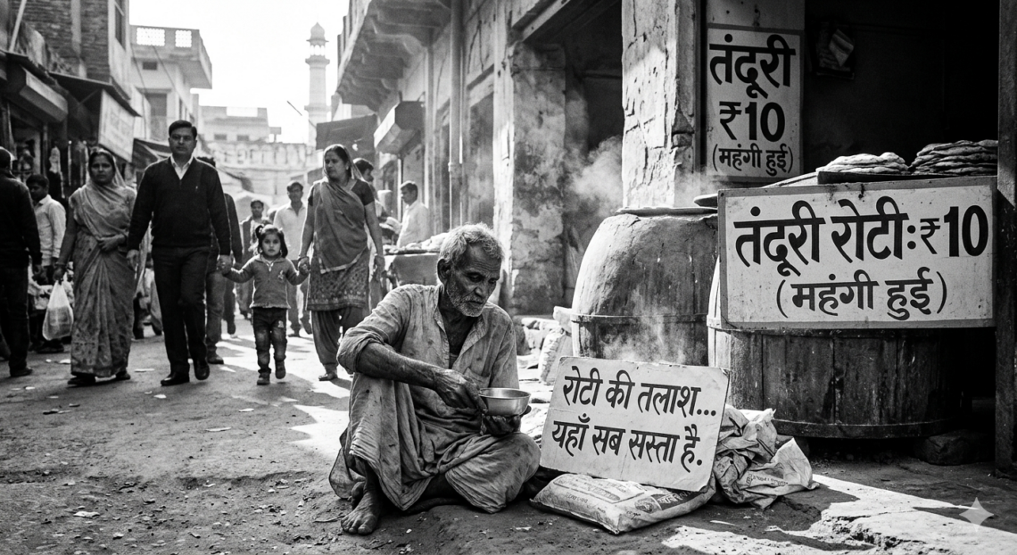 जहां रोटी महंगी हो जाए, वहां इंसान सस्ता हो जाता है