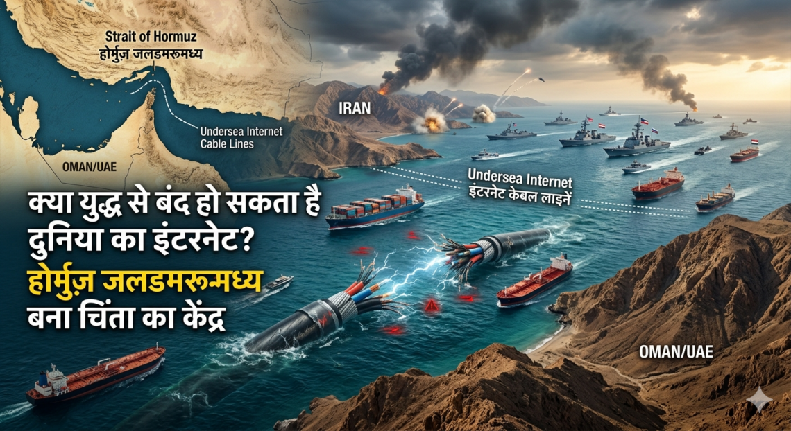 क्या युद्ध से बंद हो सकता है दुनिया का इंटरनेट? होर्मुज़ जलडमरूमध्य बना चिंता का केंद्र