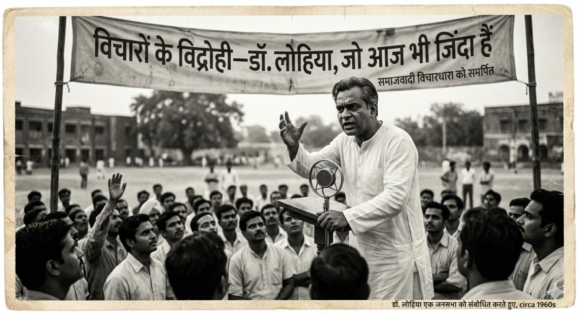 विचारों के विद्रोही—डॉ. लोहिया, जो आज भी जिंदा हैं
