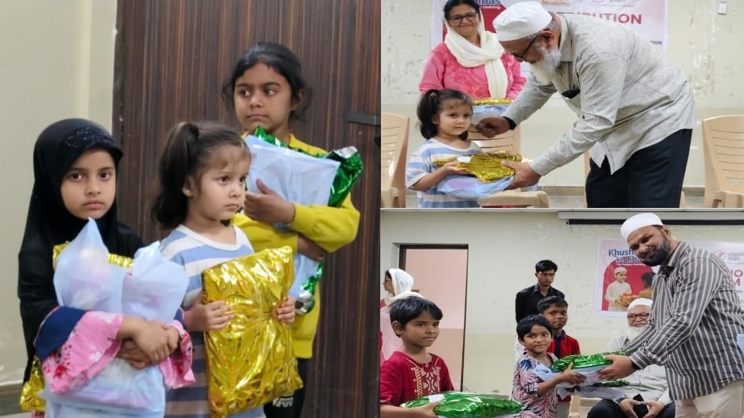 “خوشیوں کے لباس” مہم کے تحت 100 ضرورت مند خاندانوں میں کپڑے اور سویاں تقسیم