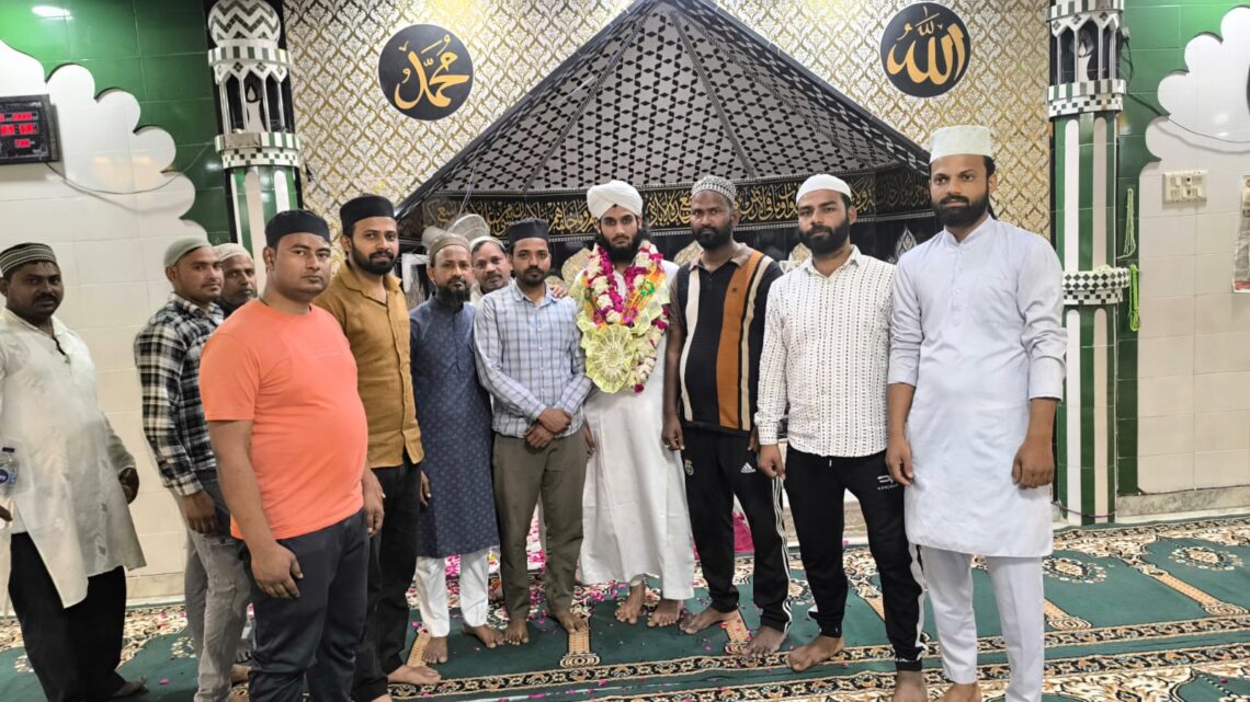 जामा मस्जिद शिवराजपुर में मुकम्मल हुआ कुरान पाक, मुल्क में अमन-चैन की मांगी गई दुआ