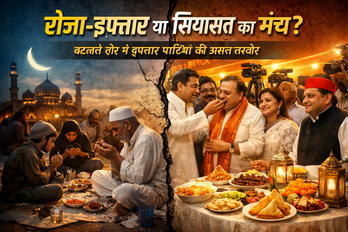रोज़ा-इफ्तार या सियासत का मंच? बदलते दौर में इफ्तार पार्टियों की असल तस्वीर