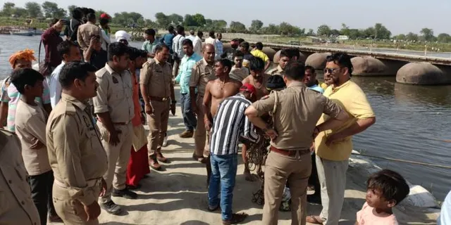 वृंदावन में बड़ा हादसा: यमुना में पलटी मोटर बोट, 32 श्रद्धालु डूबे, 9 शव बरामद