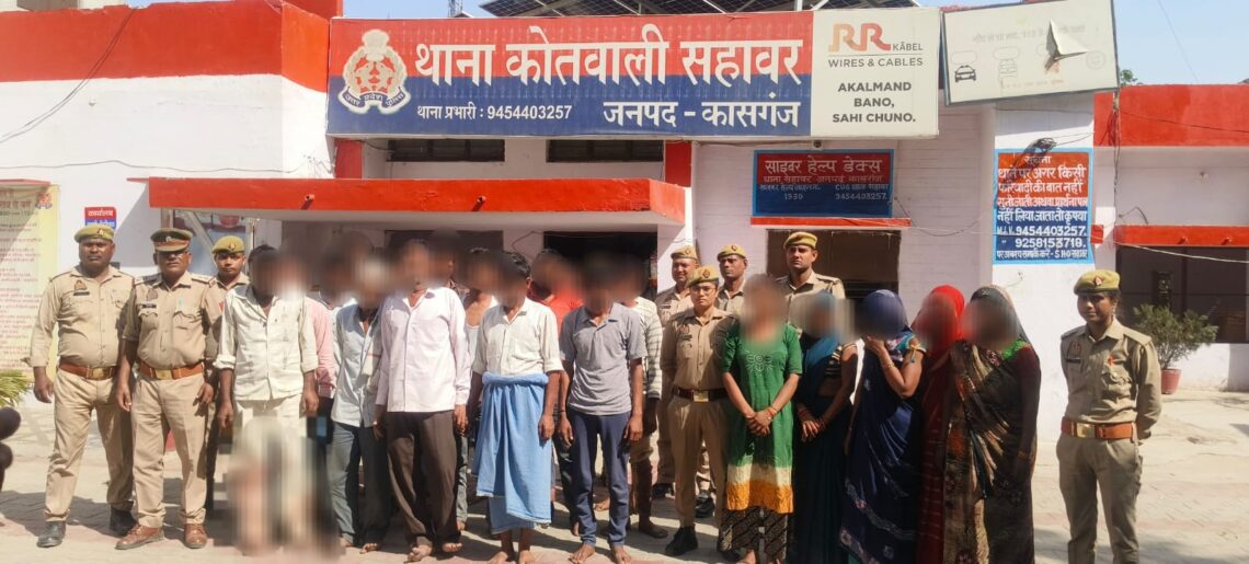 सहावर पुलिस की बड़ी कार्रवाई: उपद्रव मामले में 23 आरोपी गिरफ्तार, कोर्ट में पेश