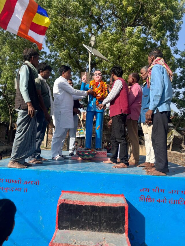 अंबेडकर जयंती पर कांग्रेस प्रवक्ता अंशू अवस्थी ने किया जनसंपर्क, पदयात्रा में उमड़ा जनसैलाब