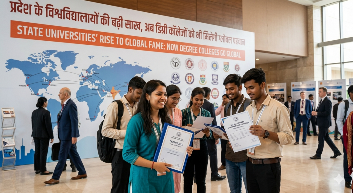 प्रदेश के विश्वविद्यालयों की बढ़ी साख, अब डिग्री कॉलेजों को भी मिलेगी ग्लोबल पहचान