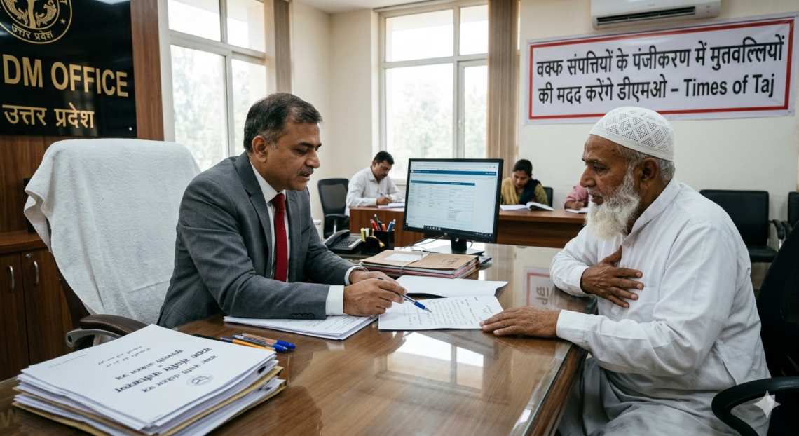 वक्फ संपत्तियों के पंजीकरण में मुतवल्लियों की मदद करेंगे डीएमओ