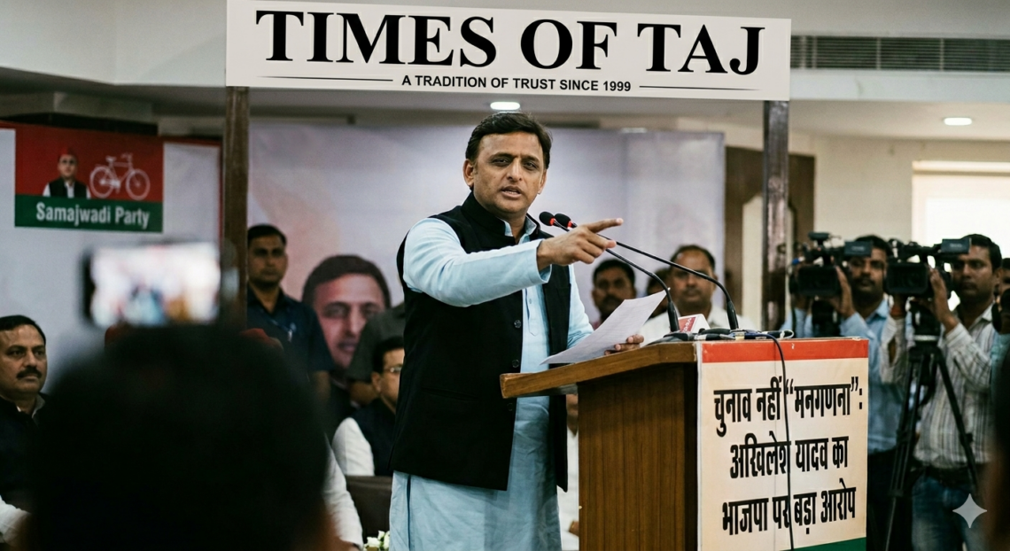 चुनाव नहीं “मनगणना”: अखिलेश यादव का भाजपा पर बड़ा आरोप