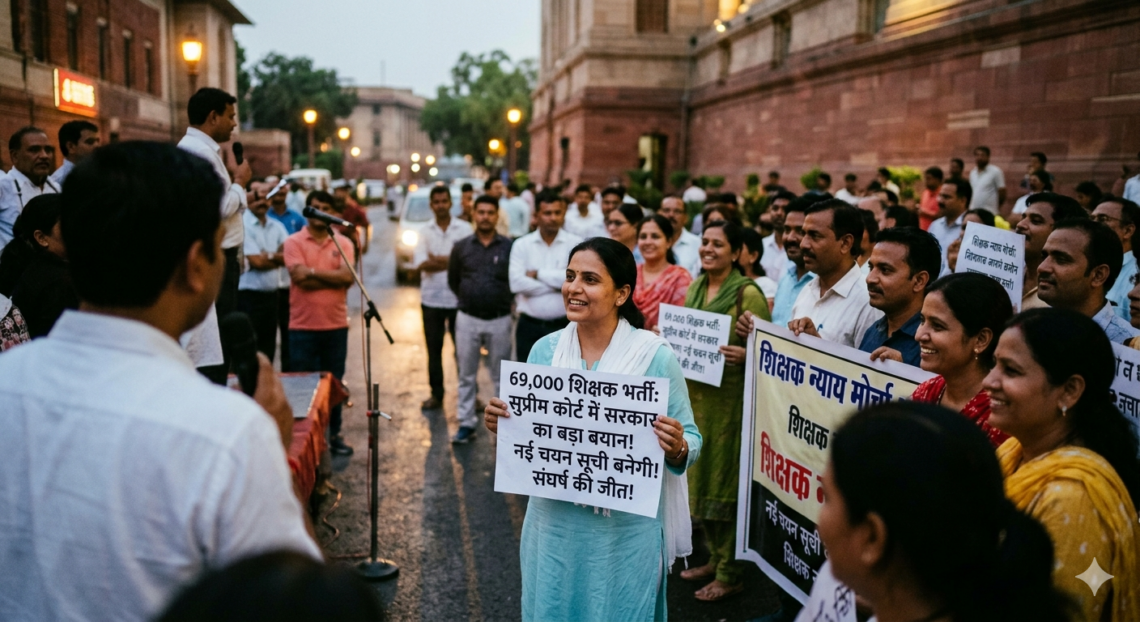 69 हजार शिक्षक भर्ती में नई चयन सूची बनेगी, सुप्रीम कोर्ट में सरकार का बड़ा बयान