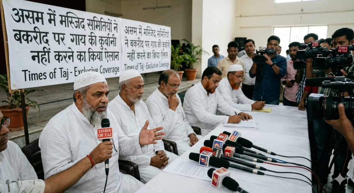 असम में कई मस्जिद समितियों ने बकरीद पर गाय की कुर्बानी नहीं करने का किया ऐलान
