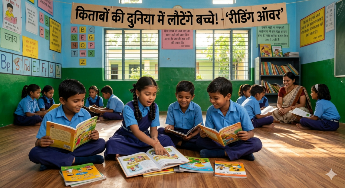 किताबों की दुनिया में लौटेंगे बच्चे! योगी सरकार का बड़ा फैसला, अब स्कूलों में होगा ‘रीडिंग ऑवर’