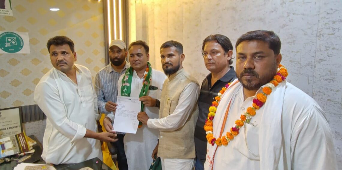 आगरा में AIMIM का संगठन मजबूत: नई टीम का ऐलान, युवाओं पर खास फोकस